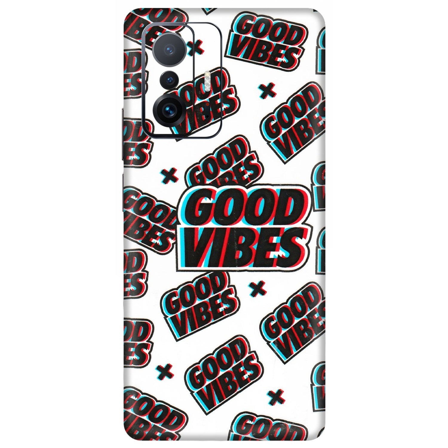 Xiaomi Redmi Phone Skins (All Models) - Good Vibes - 3D Embossed Finish (L-282) Mi 11 T Pro