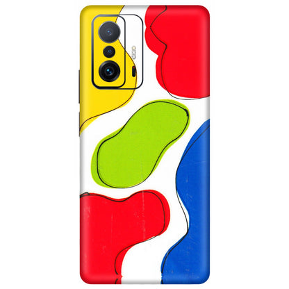 Xiaomi Redmi Phone Skins (All Models) - RGB Colour Paint - 3D Embossed Finish (L-284) Mi 11 T Pro