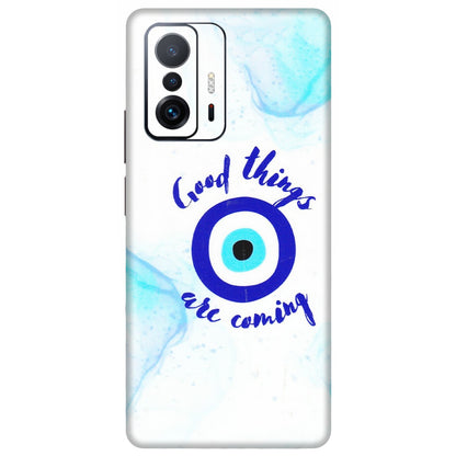 Xiaomi Redmi Phone Skins (All Models) - Evil Eye Good Things Are Coming - 3D Embossed Finish (L-322) Mi 11 T Pro