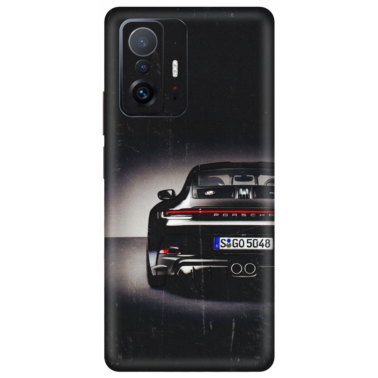 Xiaomi Redmi Phone Skins (All Models) - New Black Porsche GT3 - 3D Embossed Finish (L-327) Mi 11 T Pro