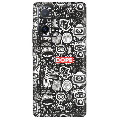 Xiaomi Redmi Phone Skins (All Models) - Dope Stay Classy Black Doodles - Matte Finish (M-126) Mi 11 T Pro