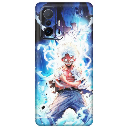 Xiaomi Redmi Phone Skins (All Models) - Blue Thunder Luffy Anime - Matte Finish (M-132) Mi 11 T Pro