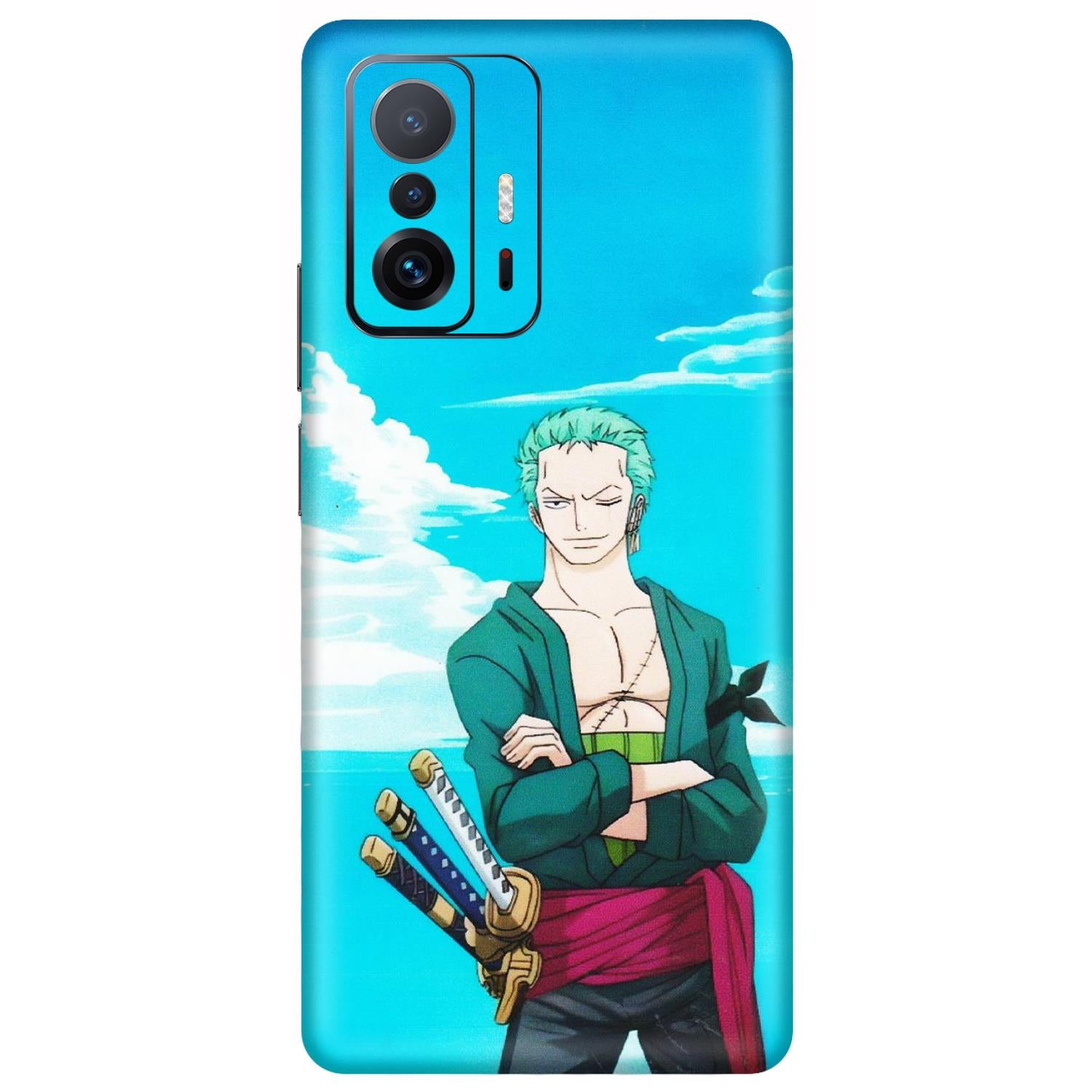 Xiaomi Redmi Phone Skins (All Models) - Cool Swordman Zoro Anime - Matte Finish (M-143) Mi 11 T Pro