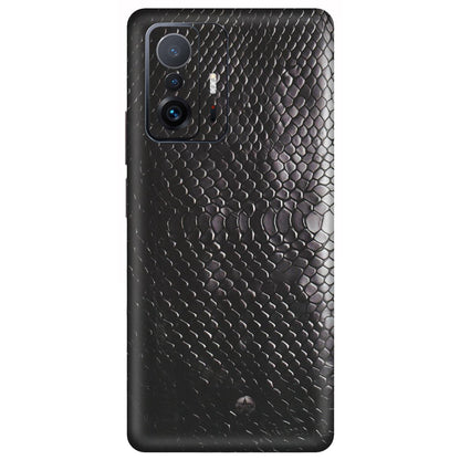 Xiaomi Redmi Phone Skins (All Models) - Black Snack Leather - Matte Finish (M-147) Mi 11 T Pro