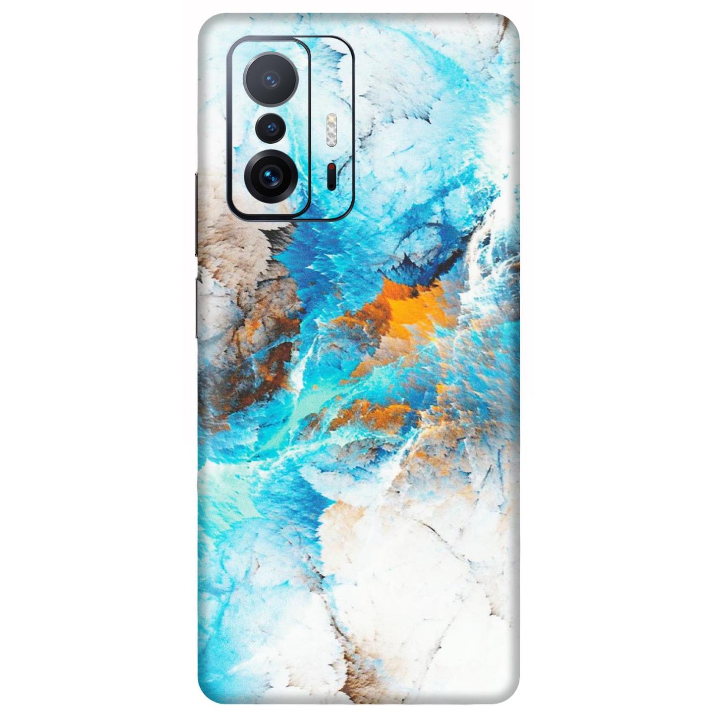Xiaomi Redmi Phone Skins (All Models) - Blue Waves Abstract - Matte Finish (M-19) Mi 11 T Pro