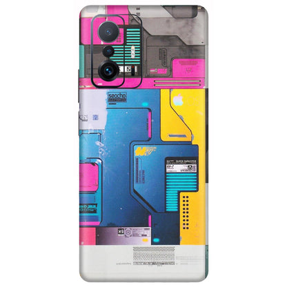 Xiaomi Redmi Phone Skins (All Models) - Colourfull Motherboard Internals - Matte Finish (M-55) Mi 11 T Pro