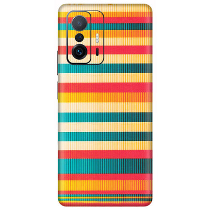 Xiaomi Redmi Phone Skins (All Models) - Colourful Stripes Soothing Effect - Matte Finish (M-86) Mi 11 T Pro