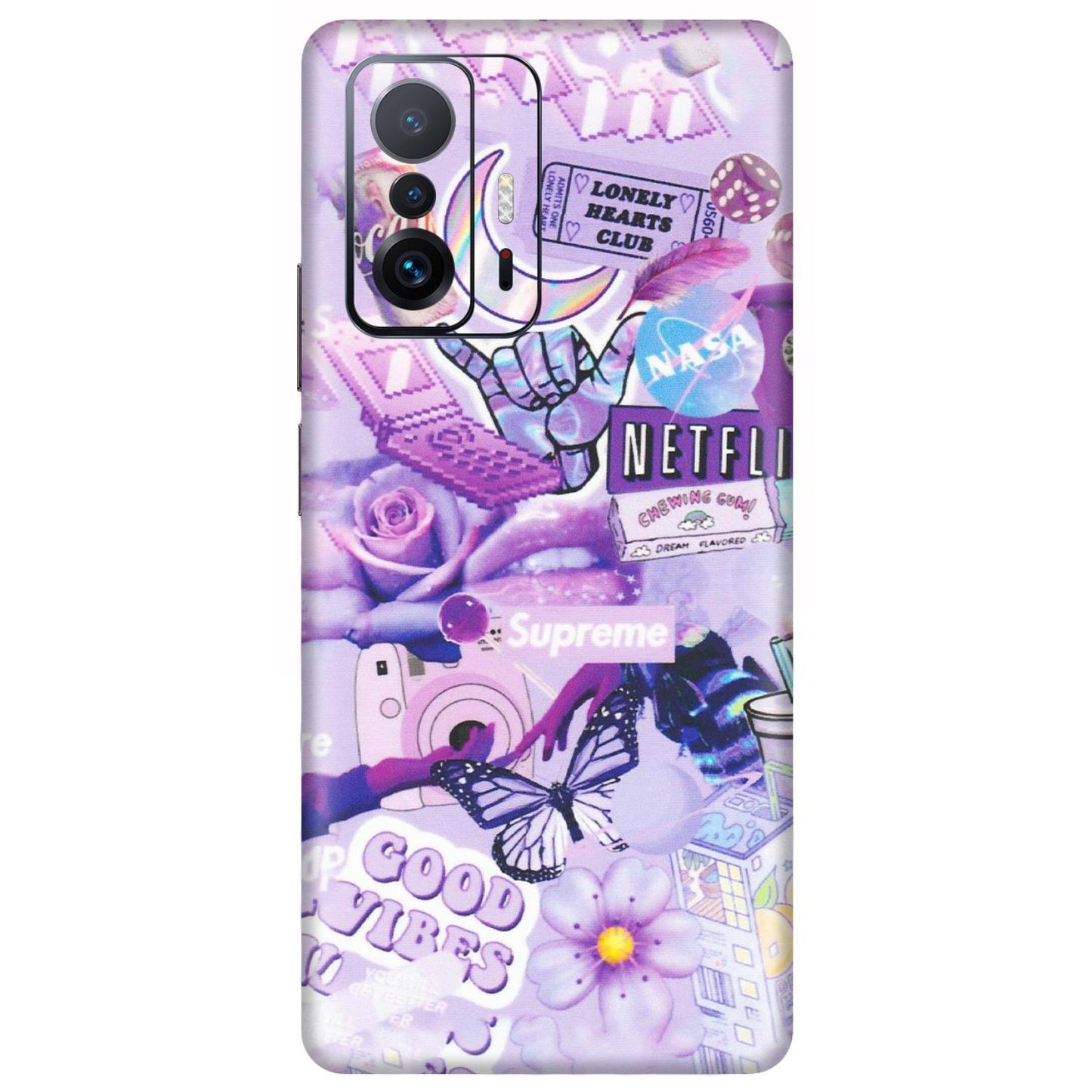 Xiaomi Redmi Phone Skins (All Models) - Supreme Purple Magic - Matte Finish (M-88) Mi 11 T Pro