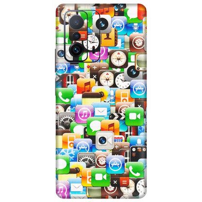 Xiaomi Redmi Phone Skins (All Models) - All Apple Icons - Matte Finish (M-93) Mi 11 T Pro