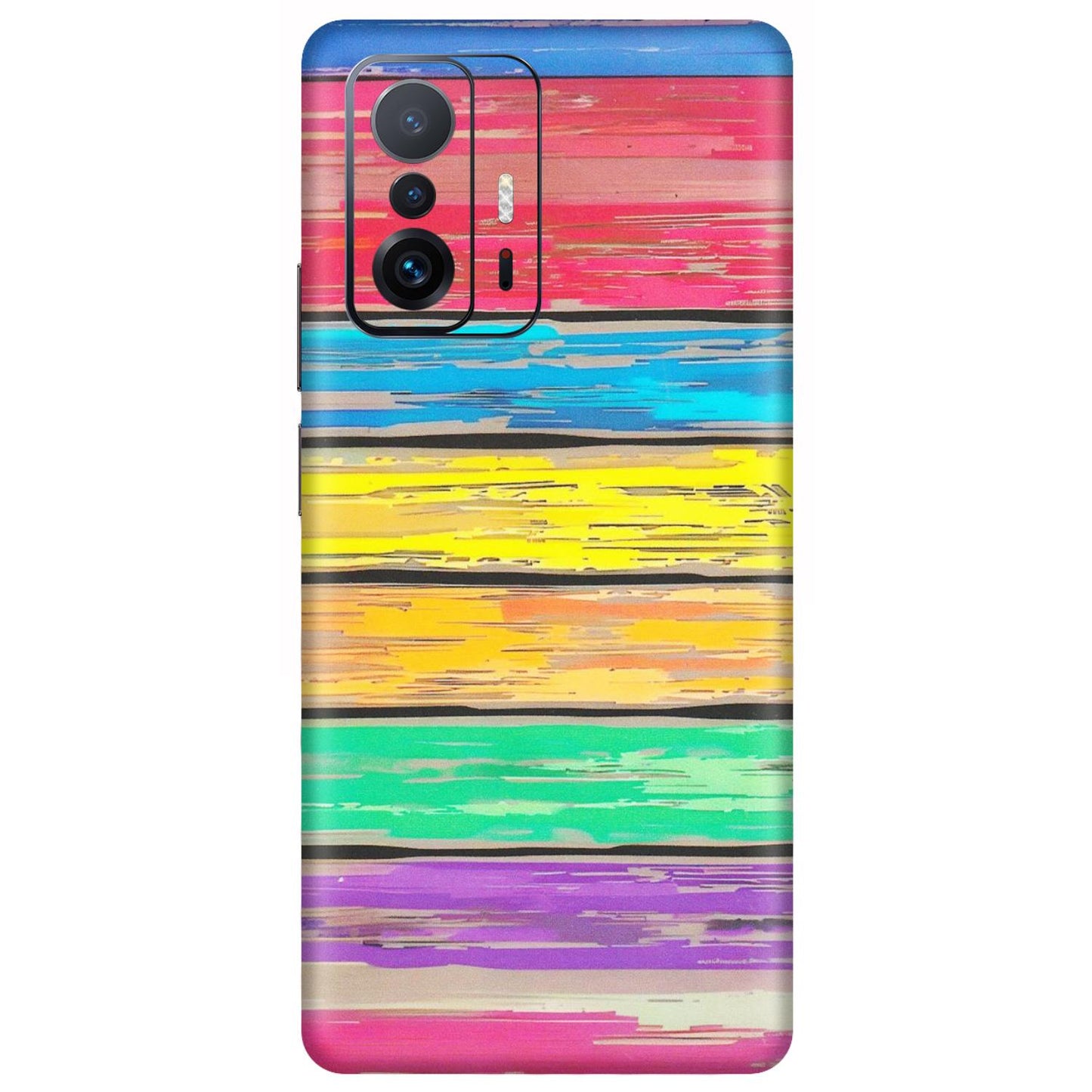 Xiaomi Redmi Phone Skins (All Models) - Multi Colour Wooden Wall - Matte Finish (M-96) Mi 11 T Pro