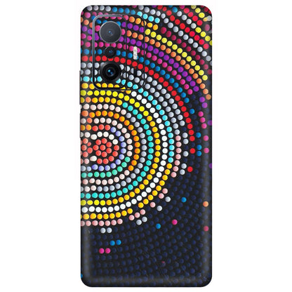 Xiaomi Redmi Phone Skins (All Models) - Rainbow Dot Mandala - Matte Finish (M-97) Mi 11 T Pro