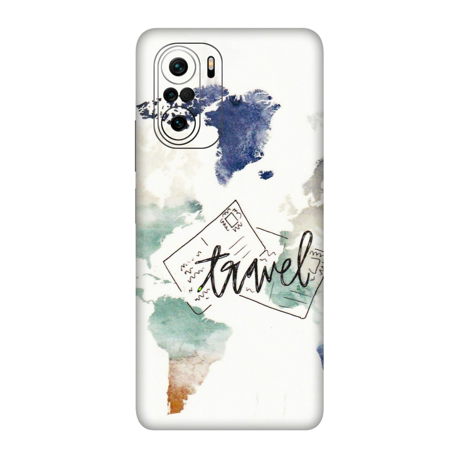Xiaomi Redmi Phone Skins (All Models) - Travel The World - 3D Embossed Finish (L-232) Mi 11 X