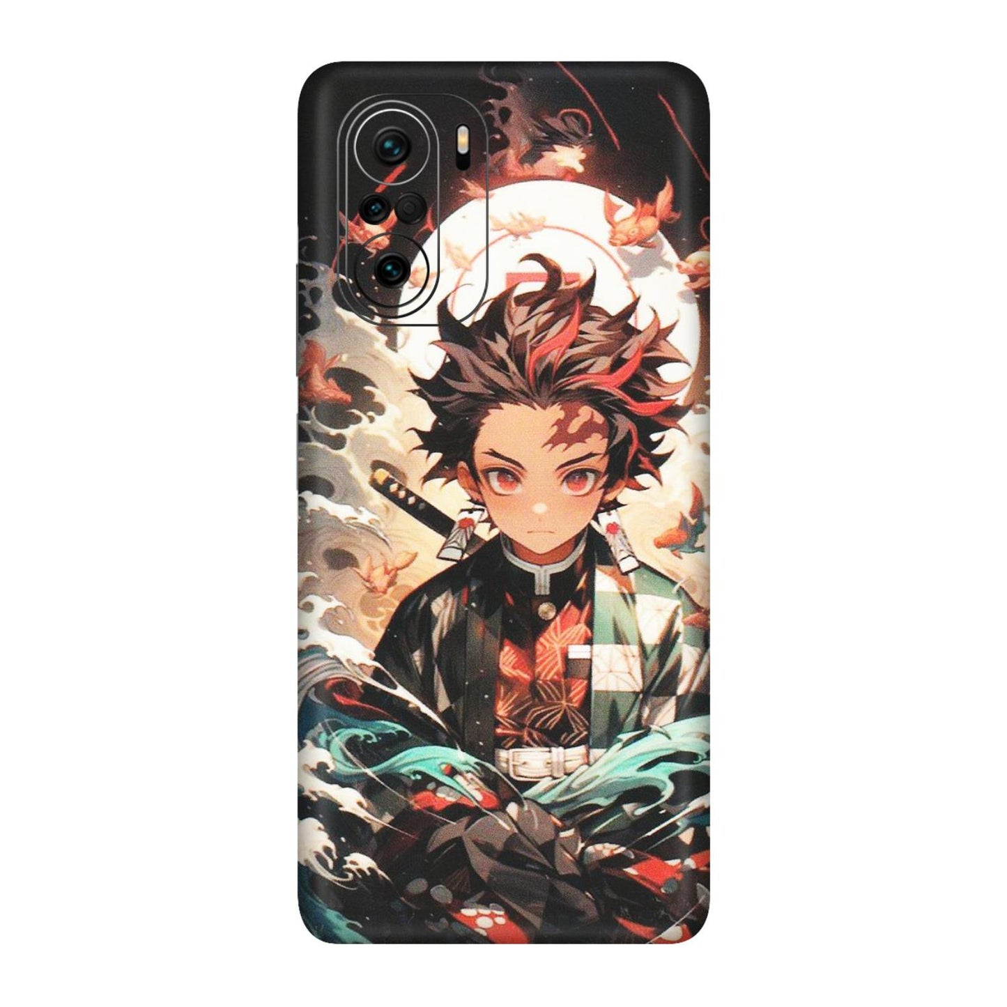 Xiaomi Redmi Phone Skins (All Models) - Tanjiro Demon Slayer Anime - Matte Finish (M-158) Mi 11 X