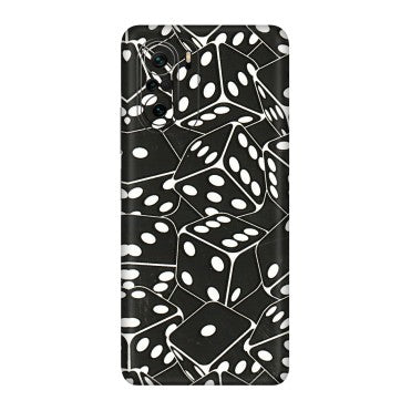Xiaomi Redmi Phone Skins (All Models) - Big Black Dices - 3D Embossed Finish (L-106) Mi 11X Pro