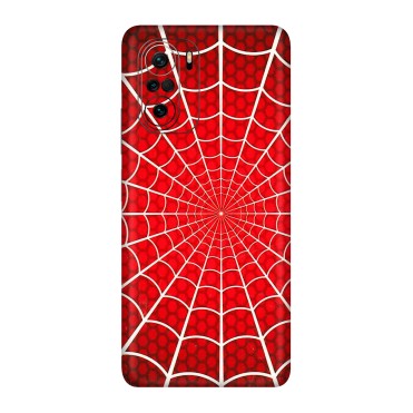 Xiaomi Redmi Phone Skins (All Models) - Classic Spidey Web - 3D Embossed Finish (L-115) Mi 11X Pro