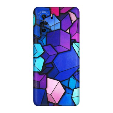 Xiaomi Redmi Phone Skins (All Models) - Cube Doodle - 3D Embossed Finish (L-141) Mi 11X Pro