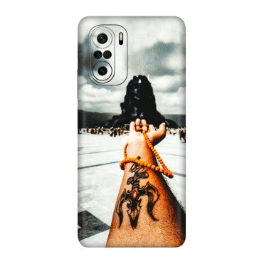 Xiaomi Redmi Phone Skins (All Models) - Jai Adiyogi Mahakaal - 3D Embossed Finish (L-164) Mi 11X Pro