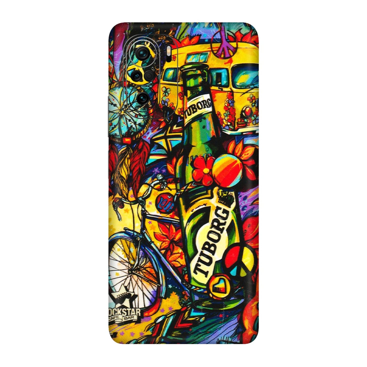 Xiaomi Redmi Phone Skins (All Models) - Cool Beer Bottle - 3D Embossed Finish (L-193) Mi 11X Pro