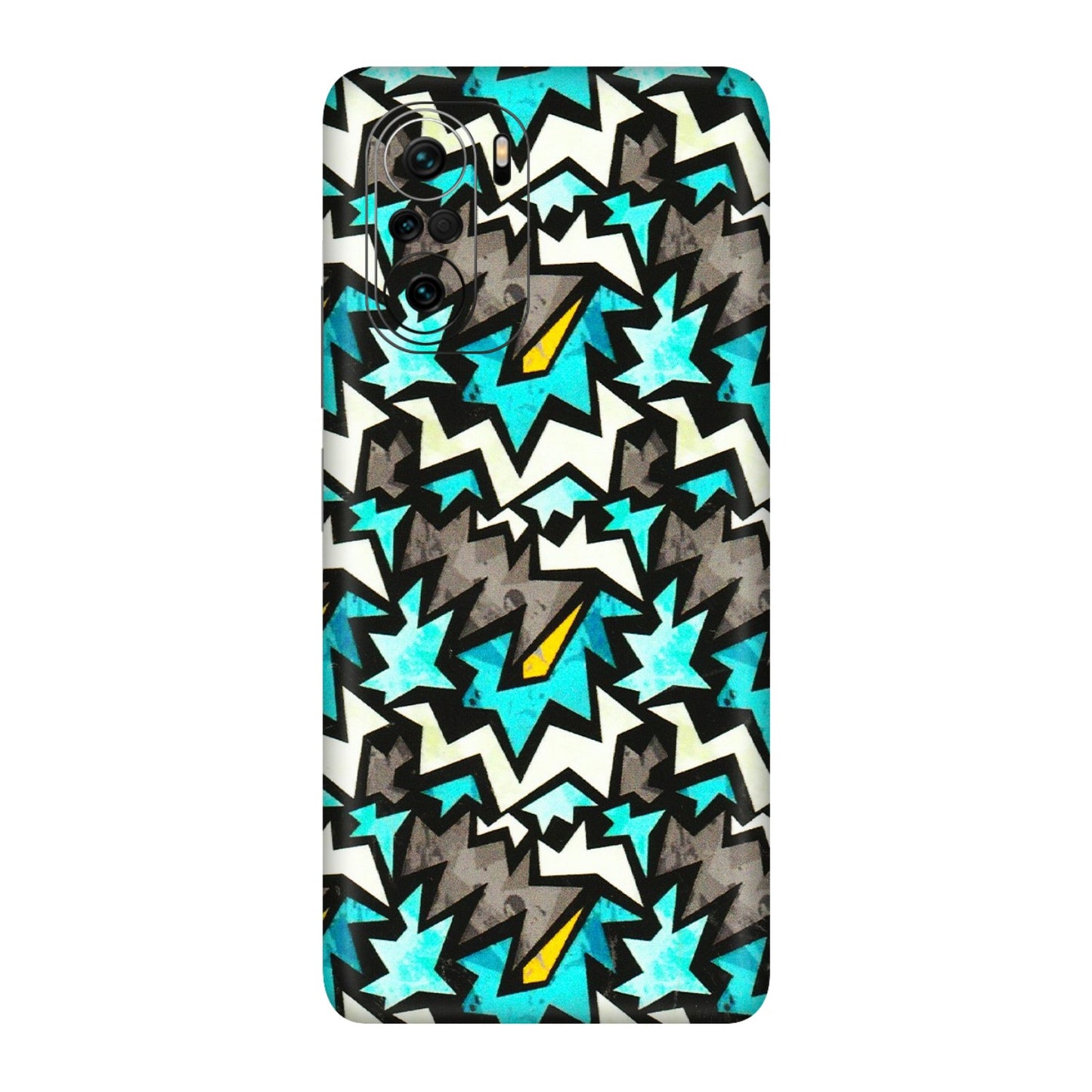 Xiaomi Redmi Phone Skins (All Models) - Funky Zig Zag - 3D Embossed Finish (L-223) Mi 11X Pro