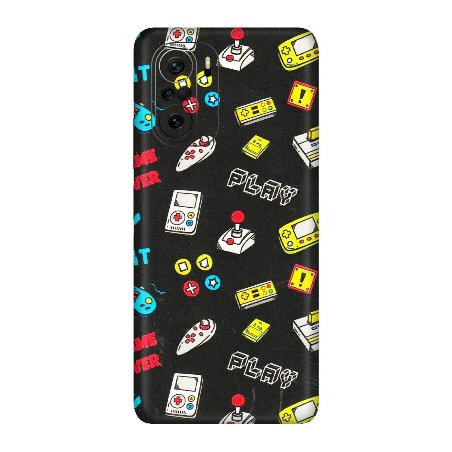 Xiaomi Redmi Phone Skins (All Models) - Gaming Doodles - 3D Embossed Finish (L-224) Mi 11X Pro