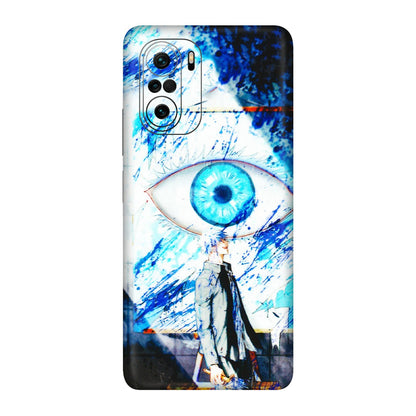 Xiaomi Redmi Phone Skins (All Models) - Gojo Satoru evil eye - 3D Embossed Finish (L-239) Mi 11X Pro
