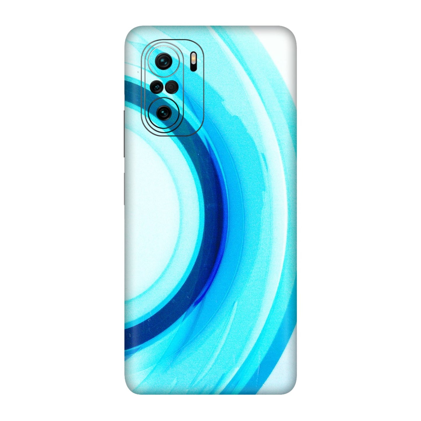 Xiaomi Redmi Phone Skins (All Models) - The Blue Curve - 3D Embossed Finish (L-244) Mi 11X Pro