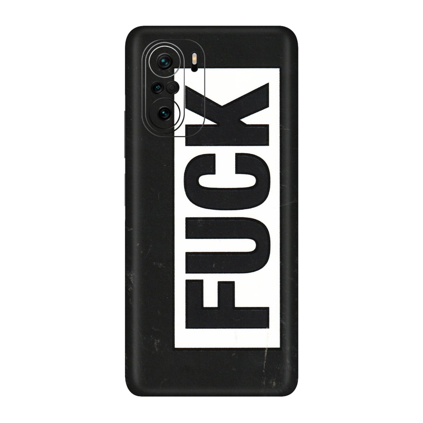 Xiaomi Redmi Phone Skins (All Models) - The F Word - 3D Embossed Finish (L-255) Mi 11X Pro