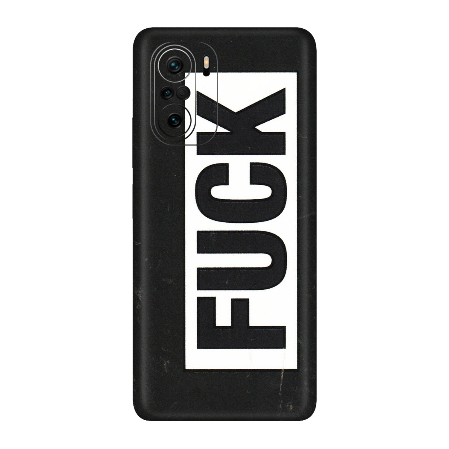 Xiaomi Redmi Phone Skins (All Models) - The F Word - 3D Embossed Finish (L-255) Mi 11X Pro