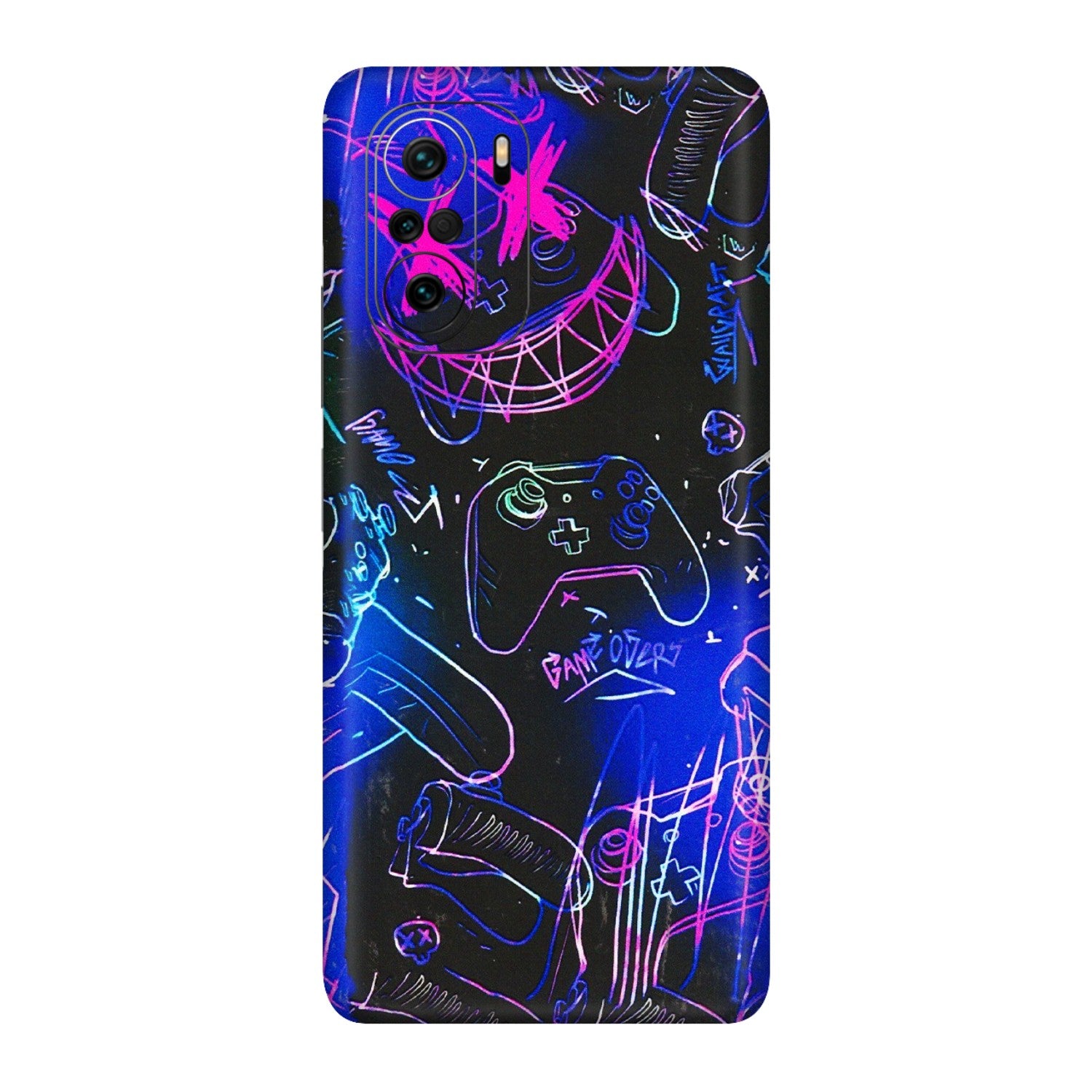 Xiaomi Redmi Phone Skins (All Models) - Gamers Paradise - 3D Embossed Finish (L-258) Mi 11X Pro
