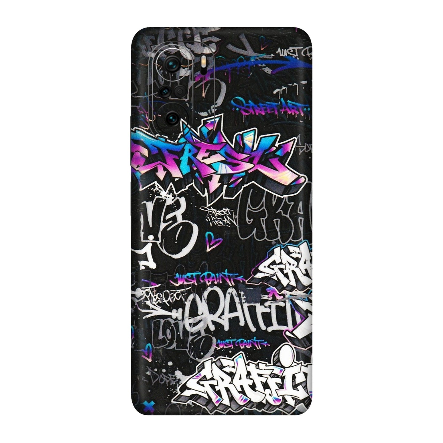 Xiaomi Redmi Phone Skins (All Models) - Graffiti Killer - 3D Embossed Finish (L-274) Mi 11X Pro