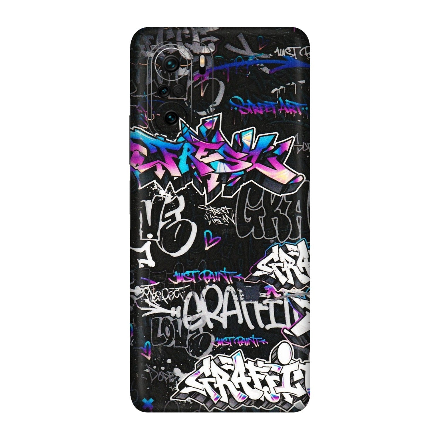 Xiaomi Redmi Phone Skins (All Models) - Graffiti Killer - 3D Embossed Finish (L-274) Mi 11X Pro