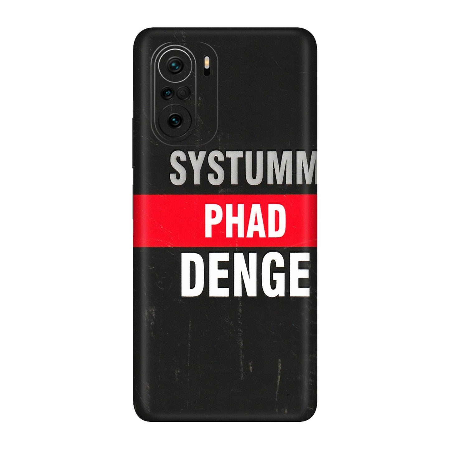 Xiaomi Redmi Phone Skins (All Models) - Systumm Phad Denge - 3D Embossed Finish (L-278) Mi 11X Pro