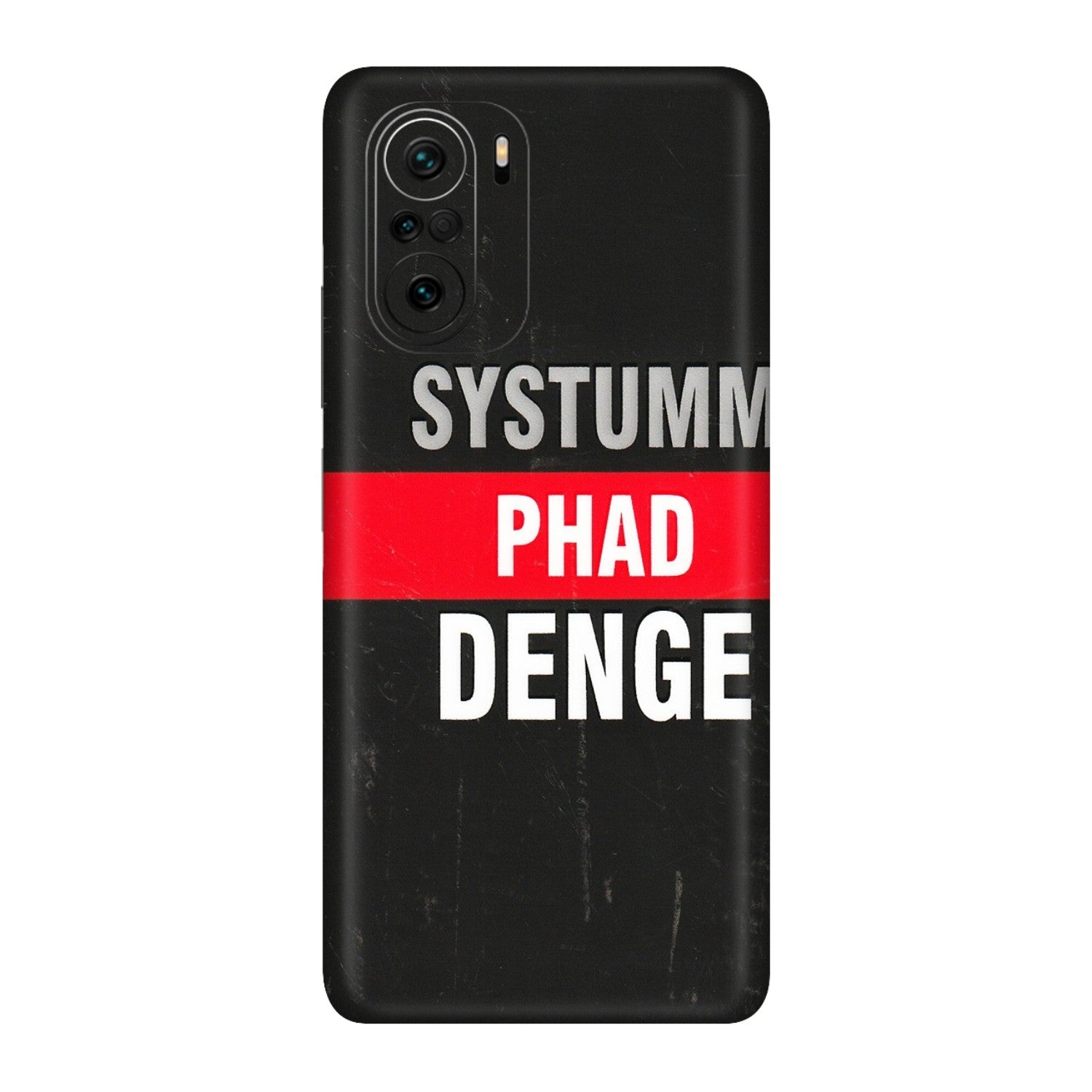 Xiaomi Redmi Phone Skins (All Models) - Systumm Phad Denge - 3D Embossed Finish (L-278) Mi 11X Pro