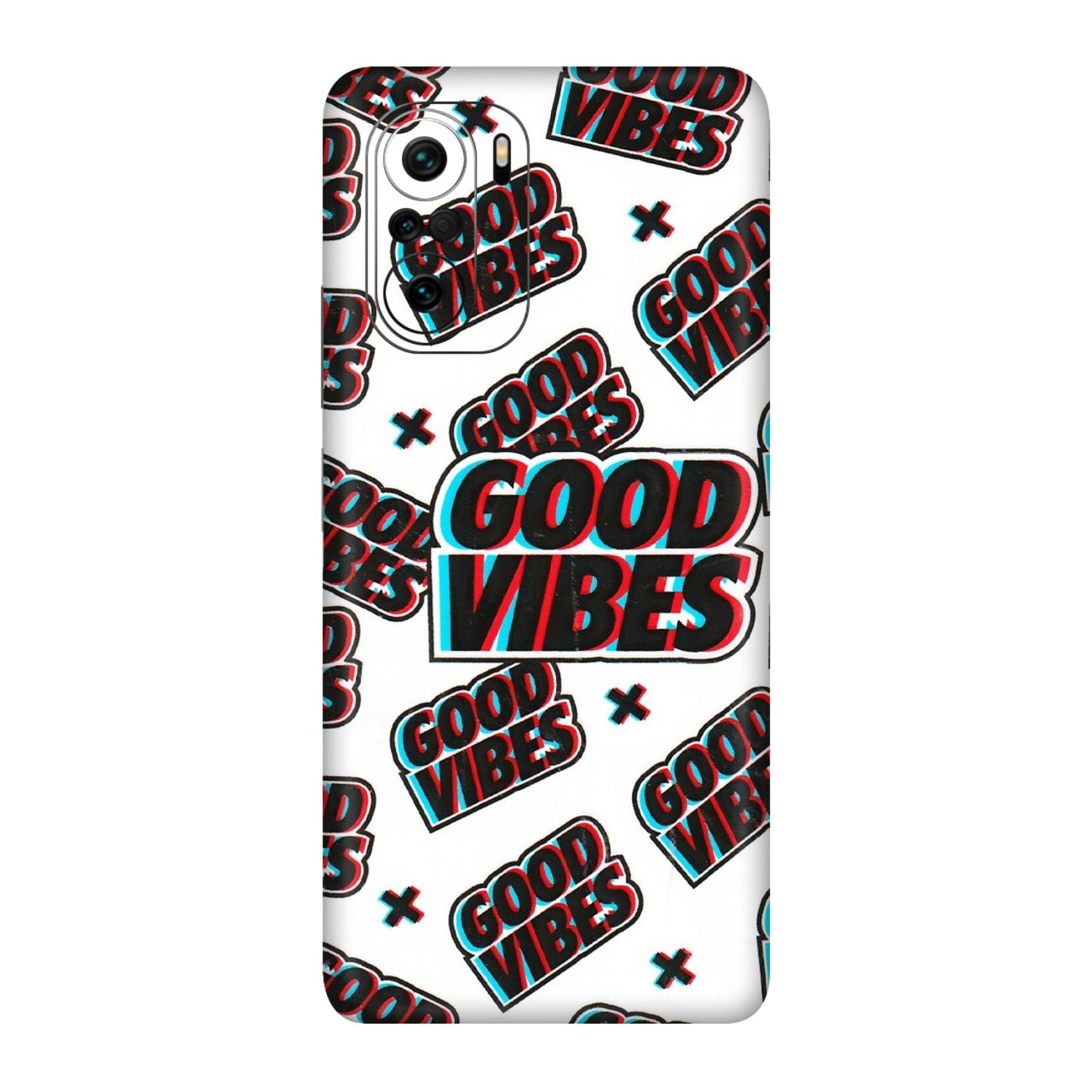 Xiaomi Redmi Phone Skins (All Models) - Good Vibes - 3D Embossed Finish (L-282) Mi 11X Pro