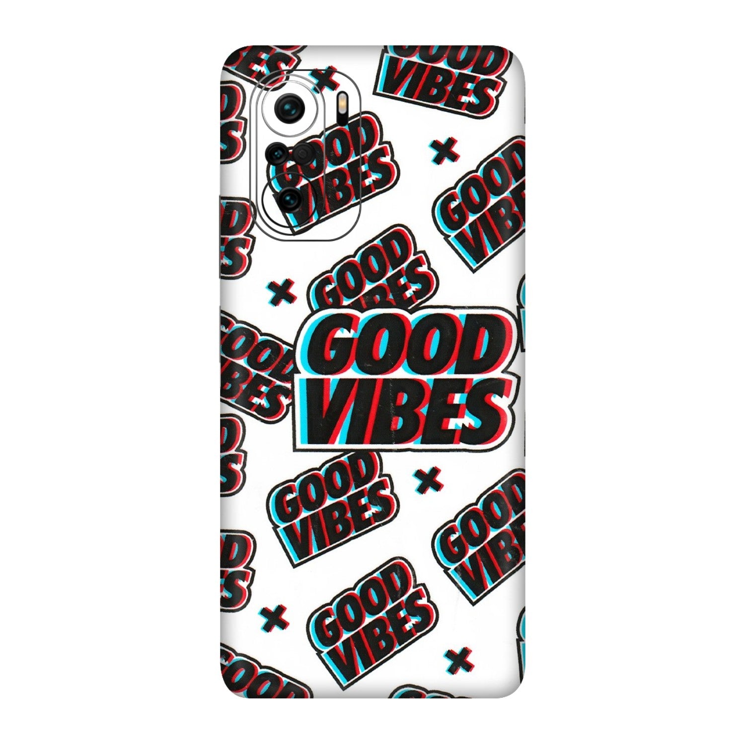 Xiaomi Redmi Phone Skins (All Models) - Good Vibes - 3D Embossed Finish (L-282) Mi 11X Pro