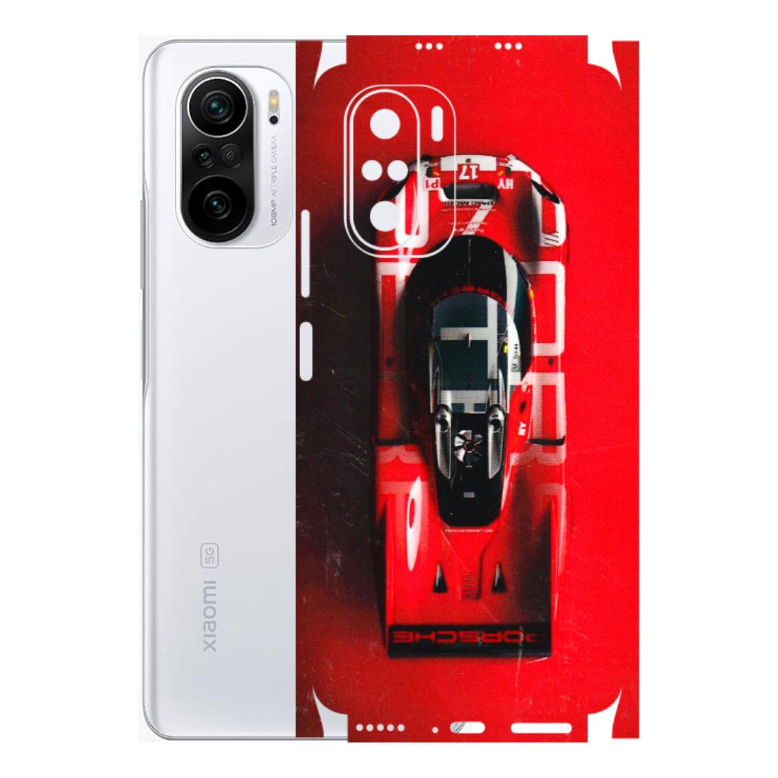 Xiaomi Redmi Phone Skins (All Models) - Red Porsche Car Logo - 3D Embossed Finish (L-315) Mi 11X Pro