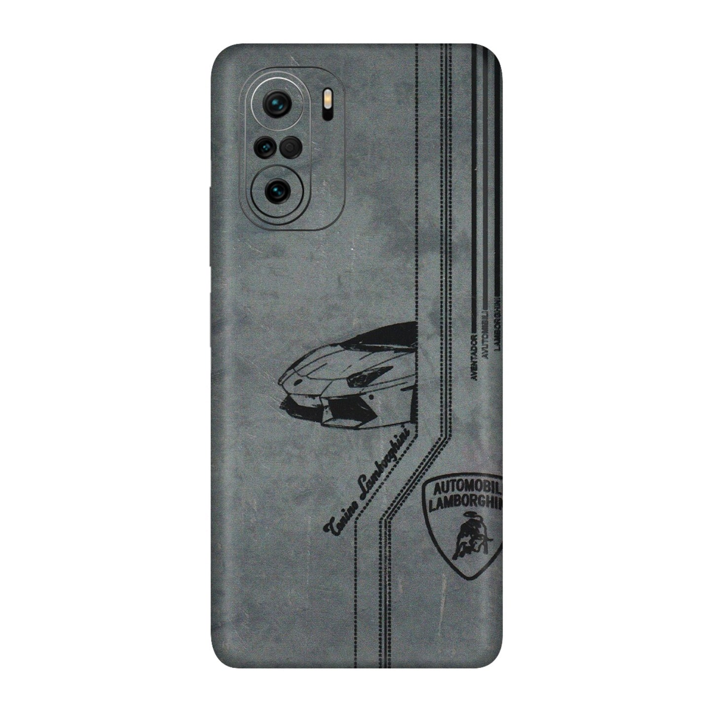 Xiaomi Redmi Phone Skins (All Models) - New Lamborgini Aventador - 3D Embossed Finish (L-321) Mi 11X Pro