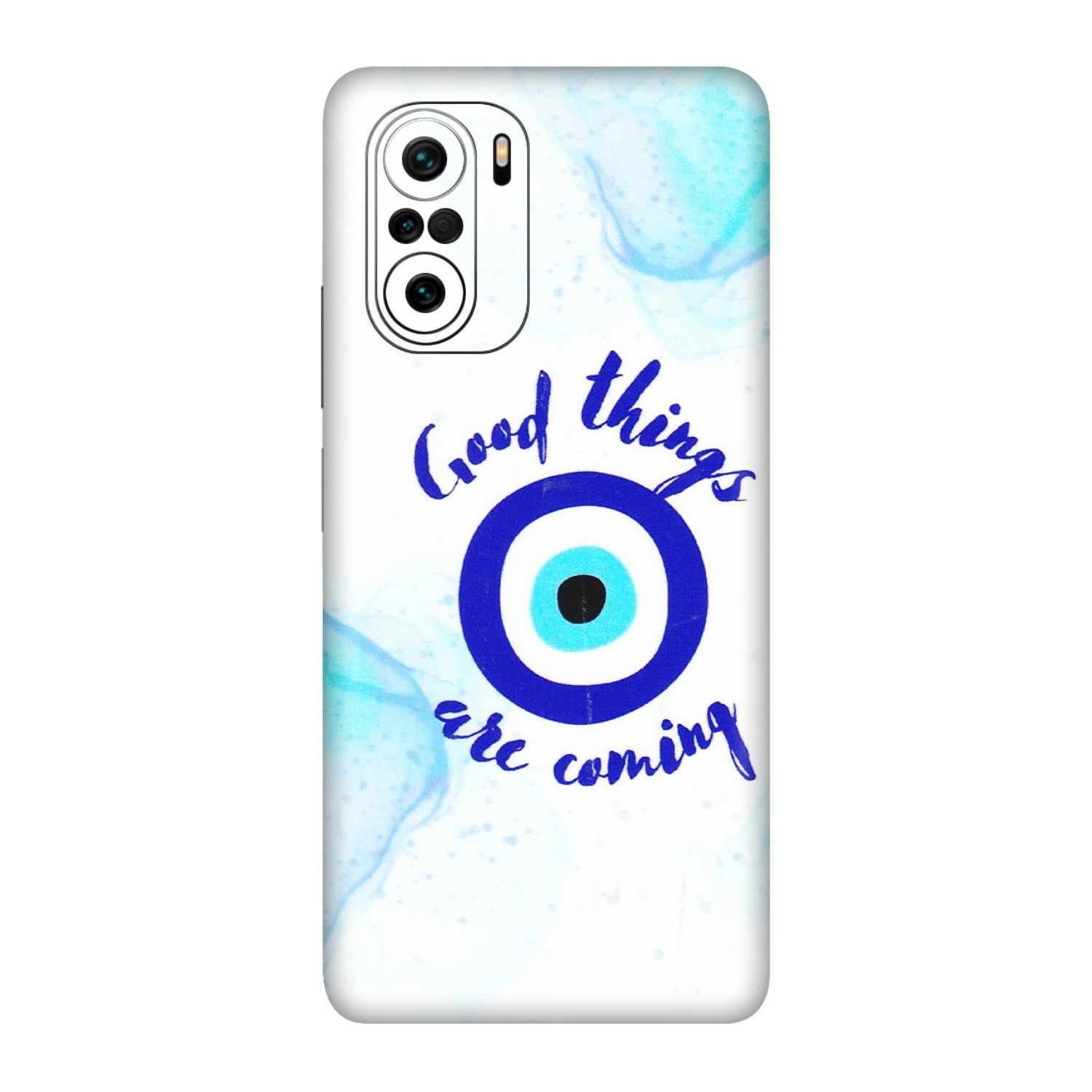 Xiaomi Redmi Phone Skins (All Models) - Evil Eye Good Things Are Coming - 3D Embossed Finish (L-322) Mi 11X Pro