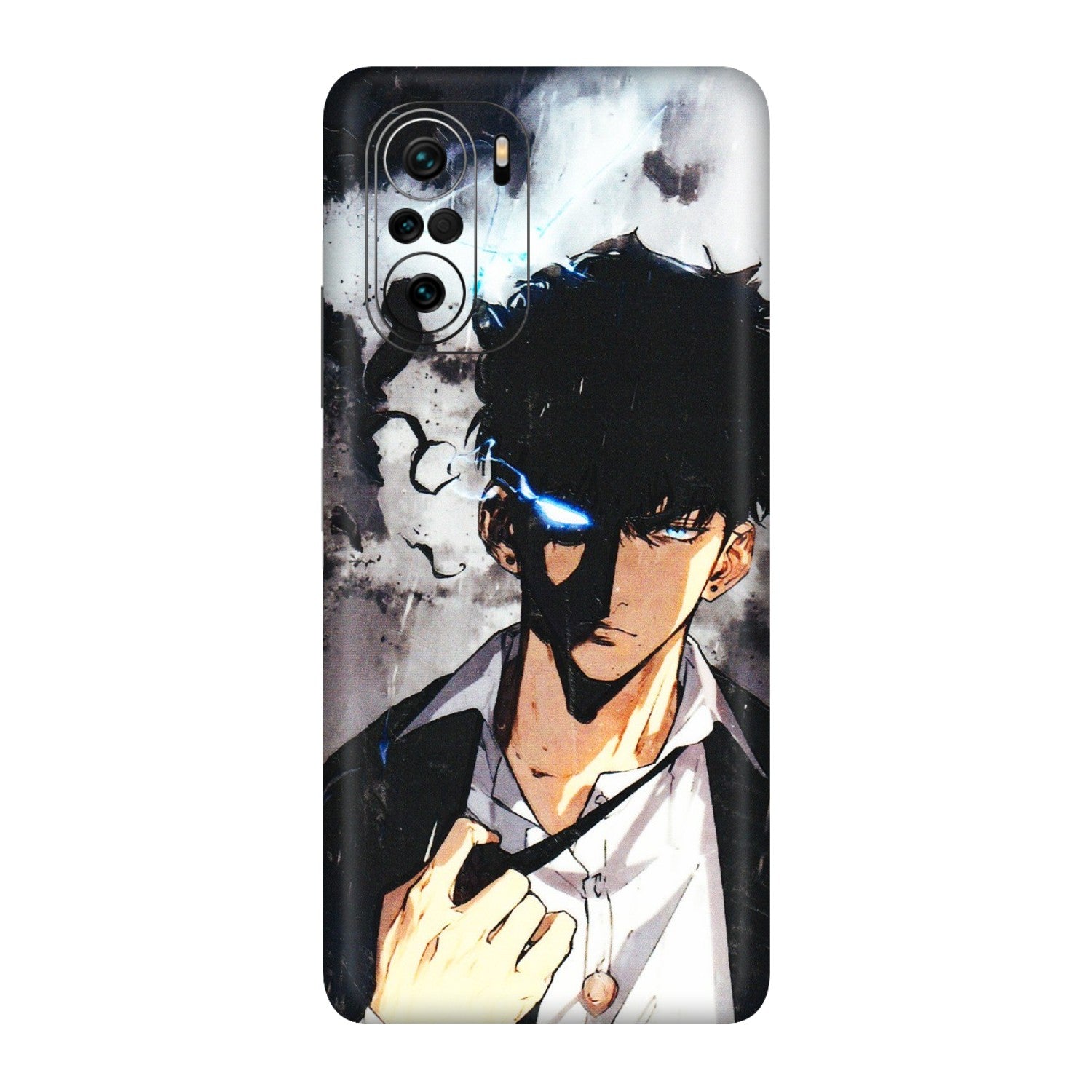 Xiaomi Redmi Phone Skins (All Models) - Sung Jinwoo Manhwa Anime - 3D Embossed Finish (L-328) Mi 11X Pro