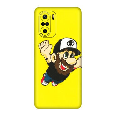 Xiaomi Redmi Phone Skins (All Models) - Flying Beardo - 3D Embossed Finish (L-60) Mi 11X Pro