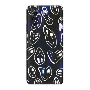 Xiaomi Redmi Phone Skins (All Models) - Distorted Smileys - 3D Embossed Finish (L-92) Mi 11X Pro