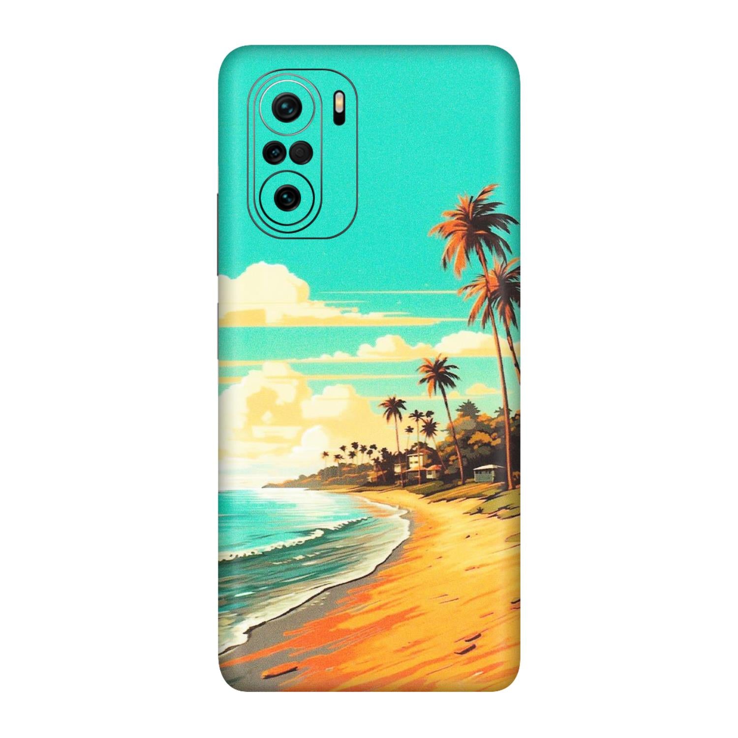 Xiaomi Redmi Phone Skins (All Models) - Miami Beach - Matte Finish (M-136) Mi 11X Pro