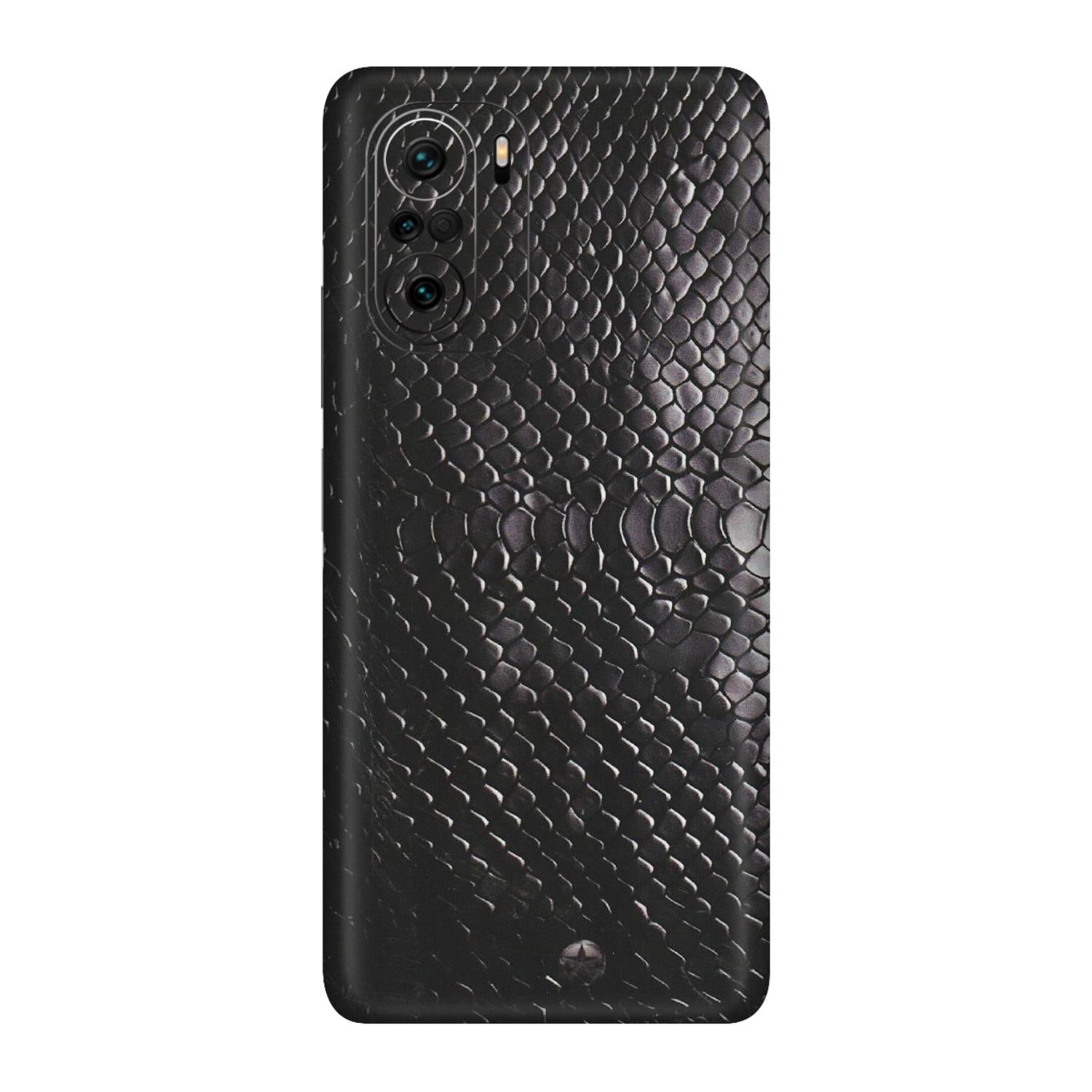 Xiaomi Redmi Phone Skins (All Models) - Black Snack Leather - Matte Finish (M-147) Mi 11X Pro