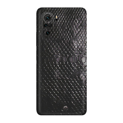 Xiaomi Redmi Phone Skins (All Models) - Black Snack Leather - Matte Finish (M-147) Mi 11X Pro
