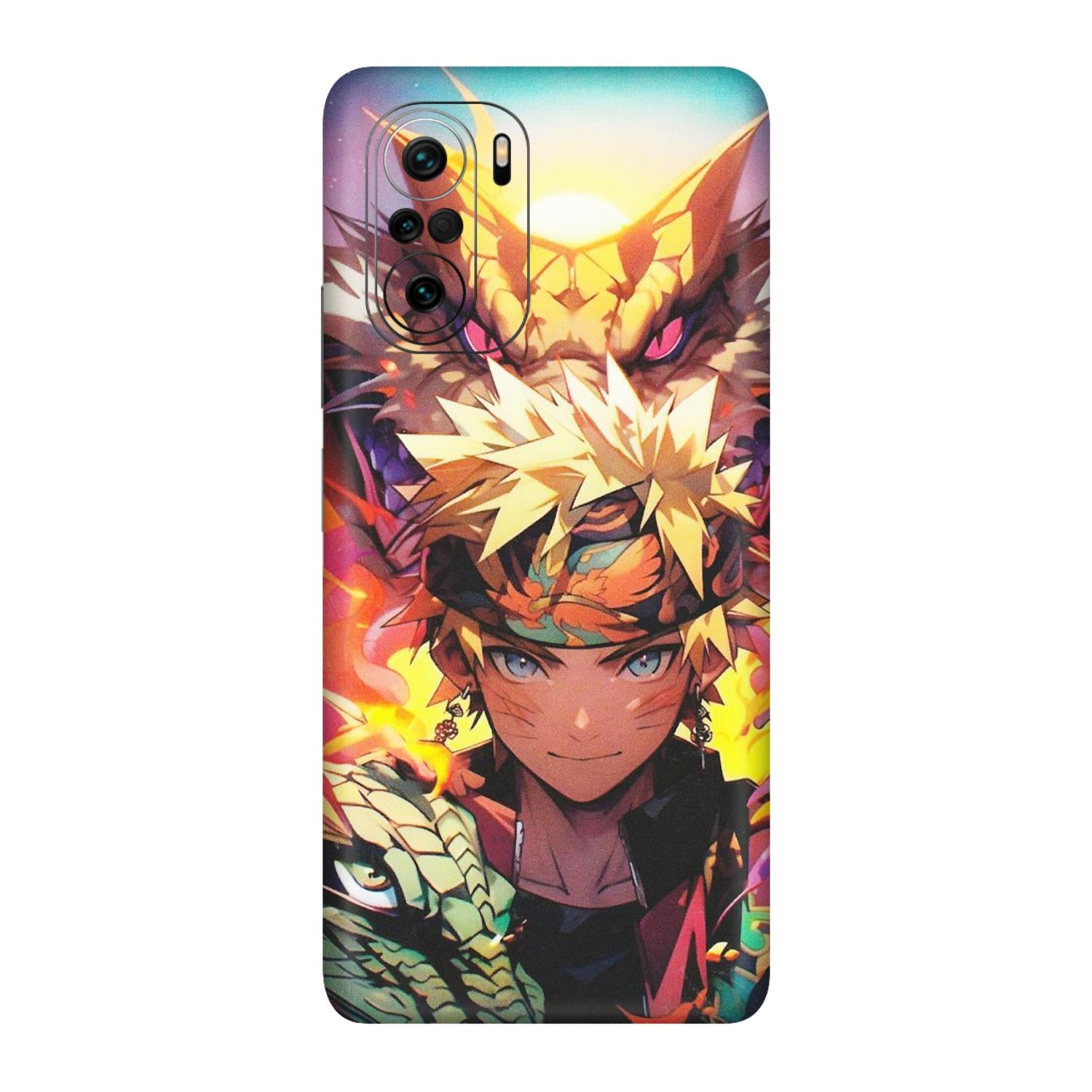 Xiaomi Redmi Phone Skins (All Models) - Angry Naruto Anime - Matte Finish (M-148) Mi 11X Pro