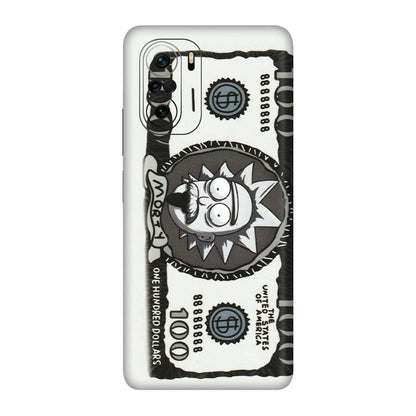 Xiaomi Redmi Phone Skins (All Models) - Rick And Morty Hundred Dollar Anime - Matte Finish (M-161) Mi 11X Pro