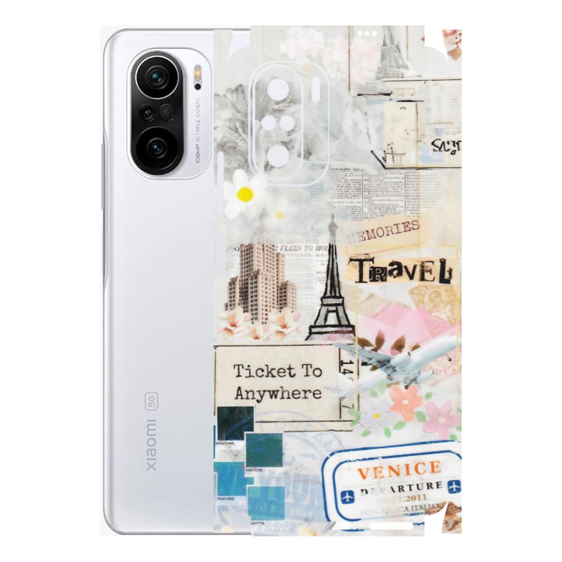 Xiaomi Redmi Phone Skins (All Models) - Travel Memories - Transparent Finish (T-09) Mi 11X Pro