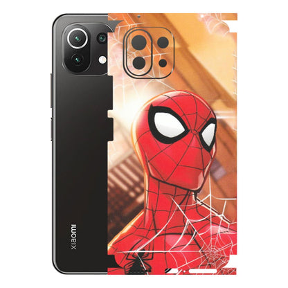 Xiaomi Redmi Phone Skins (All Models) - Spiderman Face New - Matte Finish (M-41) Mi 11 Lite
