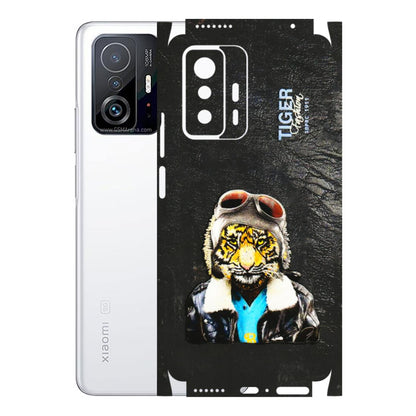 Xiaomi Redmi Phone Skins (All Models) - Rider Tiger - 3D Embossed Finish (L-113) Mi 11 T Pro