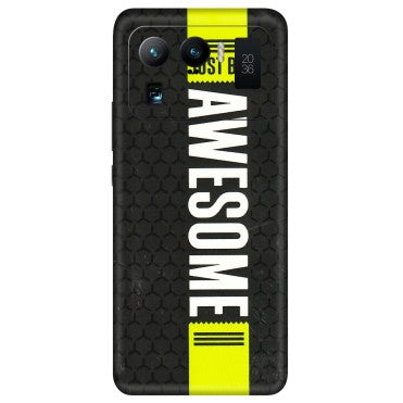 Xiaomi Redmi Phone Skins (All Models) - Just Be Awesome - 3D Embossed Finish (L-101) Mi 11 Ultra